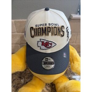 New Era Kansas City Chiefs Super Bowl Champions LVIII 9Forty Youth Snapback Hat